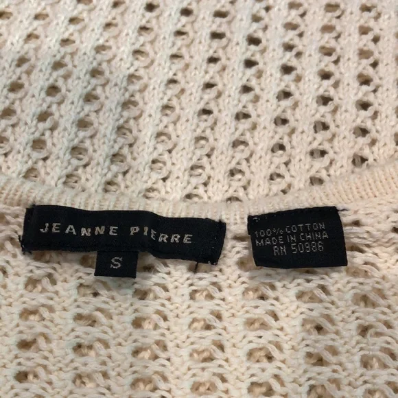 Jeanne Pierre Open Knit, Cream Seeater - Picture 5 of 8